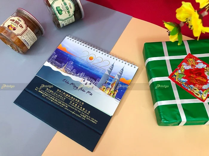 Liên Thái và Printgo: In lịch để bàn mừng xuân Nhâm Dần 2022