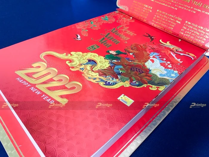 Nam Thái Sơn và Printgo: In lịch bloc chào xuân 2022 tạo dấu ấn doanh nghiệp