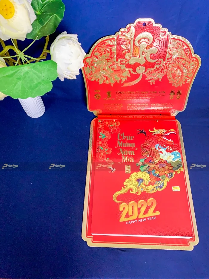 Nam Thái Sơn và Printgo: In lịch bloc chào xuân 2022 tạo dấu ấn doanh nghiệp