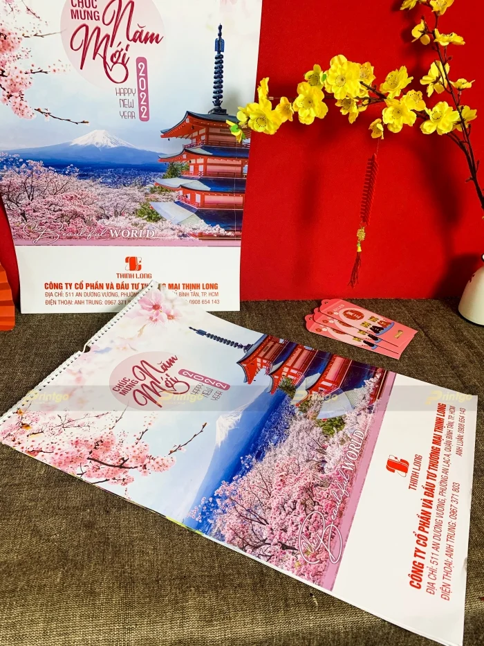 Thịnh Long Group và Printgo: In lịch treo tường với chủ đề "Cảnh đẹp thế giới"