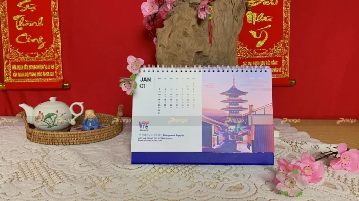 VTC SERVICE và Printgo: Thiết kế và in ấn lịch để bàn với chủ đề sáng tạo, độc đáo