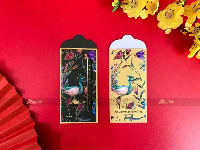 Au Gourmet và Printgo: In ấn lì xì độc lạ với chủ đề Tết An Khang
