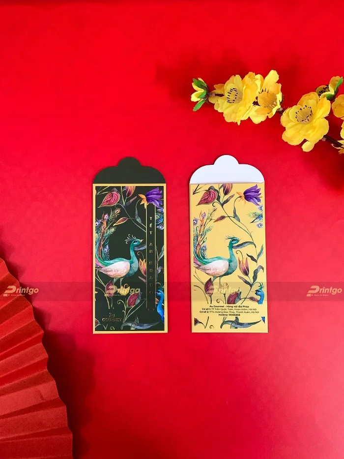 Au Gourmet và Printgo: In ấn lì xì độc lạ với chủ đề Tết An Khang