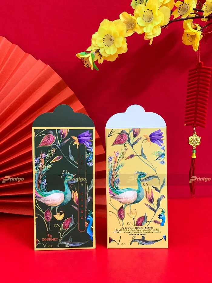 Au Gourmet và Printgo: In ấn lì xì độc lạ với chủ đề Tết An Khang