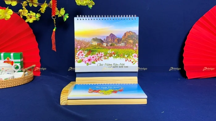 CTCP TMTH Phú Thọ và Printgo: In bộ lịch để bàn tôn vinh cảnh đẹp đất nước
