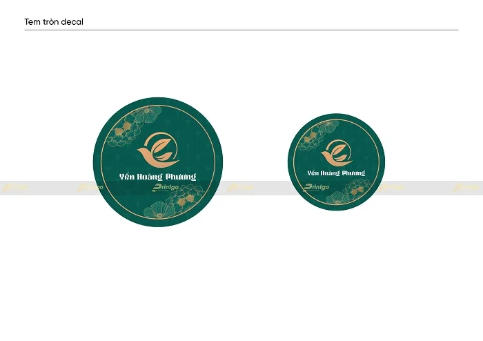Hoàng Phương và Printgo: Thiết kế bộ logo thương hiệu cho lĩnh vực yến sào cao cấp