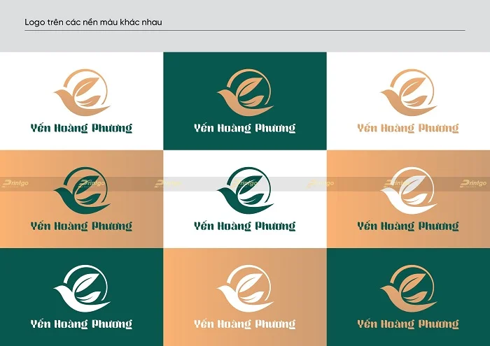 Hoàng Phương và Printgo: Thiết kế bộ logo thương hiệu cho lĩnh vực yến sào cao cấp