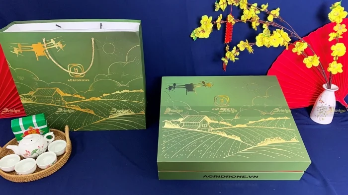 Agridrone và Printgo: Sản xuất hộp đựng quà tết mang dấu ấn ngành nông nghiệp hiện đại