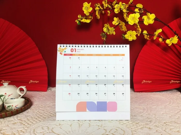 VNPT VAS và Printgo: In lịch để bàn chữ A làm công cụ truyền thông nội bộ