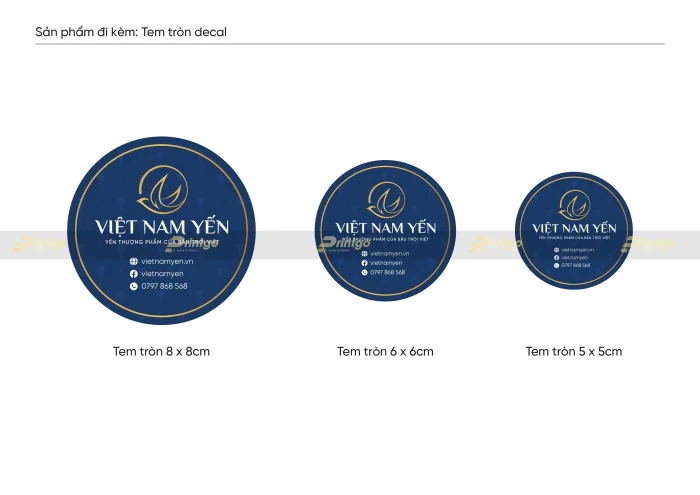 [Branding] Dự án thiết kế logo thương hiệu Việt Nam Yến của Printgo