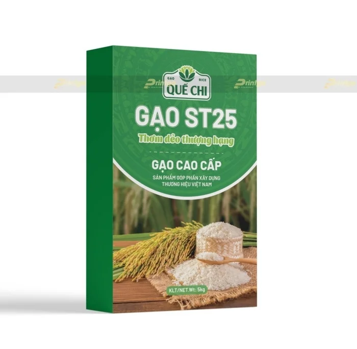[CONCEPT] Thiết kế bao bì cho thương hiệu gạo ST25 Quế Chi
