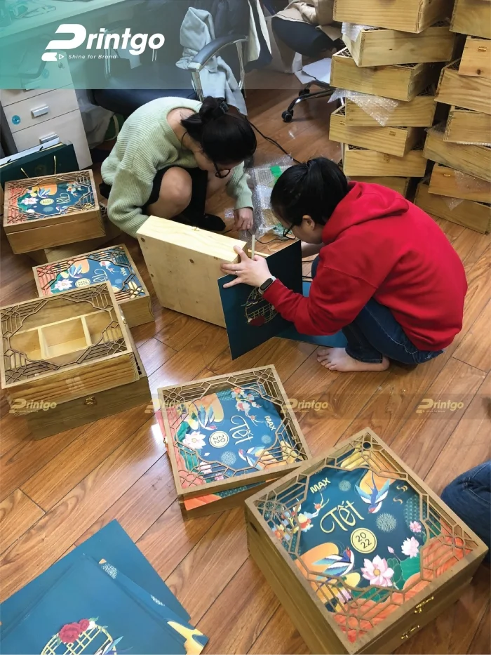 Max Group và Printgo: Sản xuất hộp quà tết bằng gỗ độc đáo, tạo dấu ấn thương hiệu