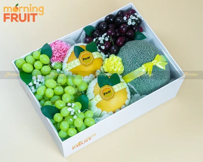 Morning Fruit và Printgo: In hộp đựng trái cây nhập khẩu chất lượng cao