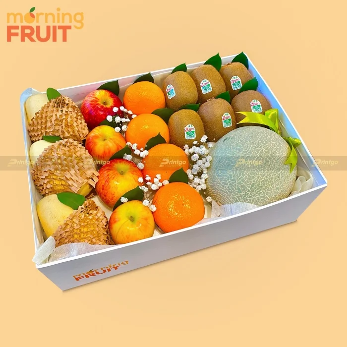 Morning Fruit và Printgo: In hộp đựng trái cây nhập khẩu chất lượng cao