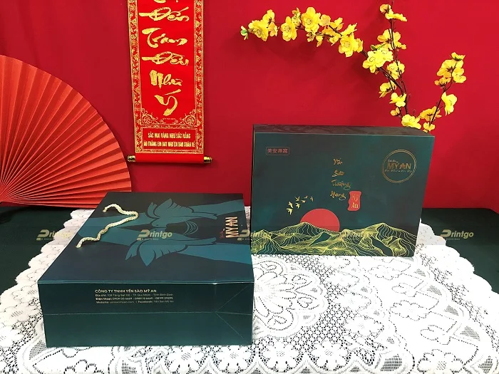 Mỹ An và Printgo: Thiết kế và in ấn hộp đựng yến sào đặc biệt cho thương hiệu cao cấp