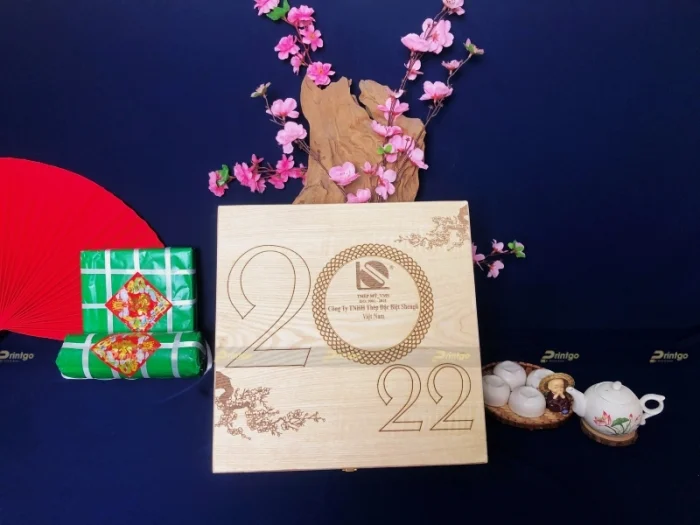 Thép Shengli và Printgo: Sản xuất hộp quà tết bằng gỗ thông đặc biệt chào xuân 2022