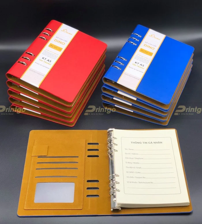 Tổng hợp các mẫu bìa da để in sổ da cho doanh nghiệp