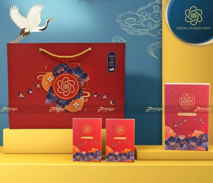 Tràng An Bird Nest và Printgo: Thiết kế và in 2 mẫu hộp đựng yến sào làm tặng phẩm cao cấp