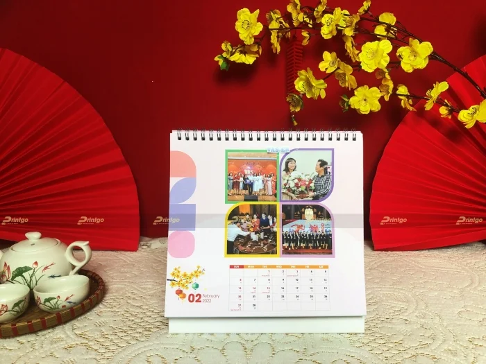 VNPT VAS và Printgo: In lịch để bàn chữ A làm công cụ truyền thông nội bộ