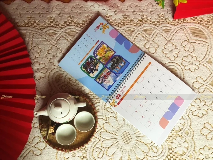 VNPT VAS và Printgo: In lịch để bàn chữ A làm công cụ truyền thông nội bộ