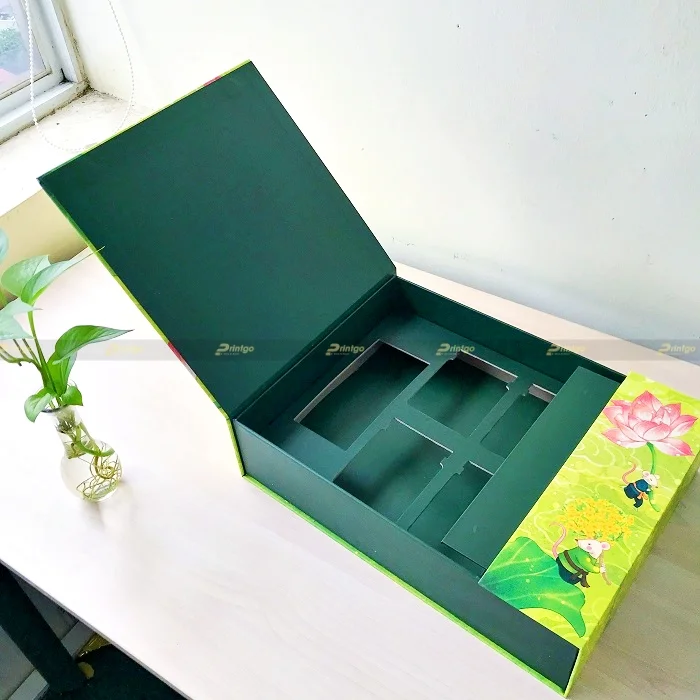 Hộp carton lạnh, kiểu dáng cánh bướm, đựng yến chưng