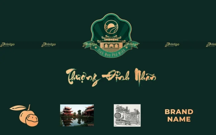 [Branding] Thiết kế logo thương hiệu Thượng Đỉnh Nhãn thể hiện nét tinh hoa phố Hiến