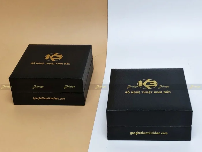 Kinh Bắc và Printgo: Thiết kế và in hộp đựng trang sức bằng trầm hương cao cấp