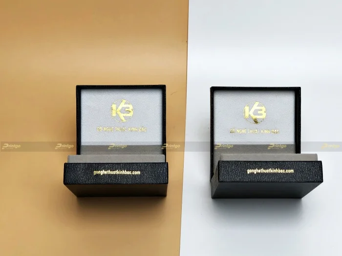 Kinh Bắc và Printgo: Thiết kế và in hộp đựng trang sức bằng trầm hương cao cấp