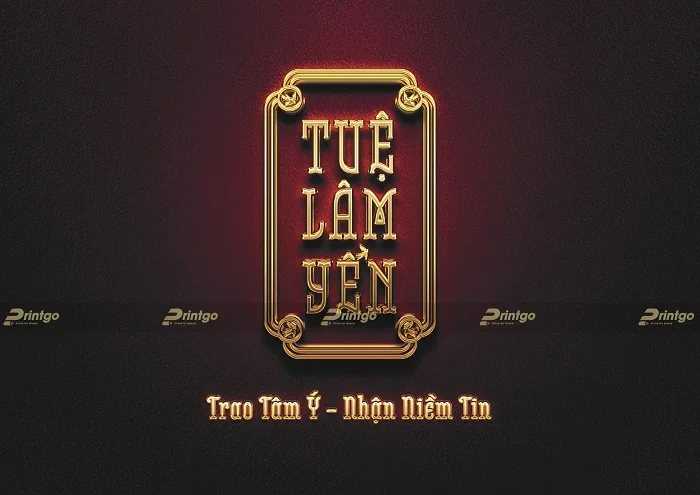 [Branding] Thiết kế logo thương hiệu Tuệ Lâm Yến mang phong cách Á Đông