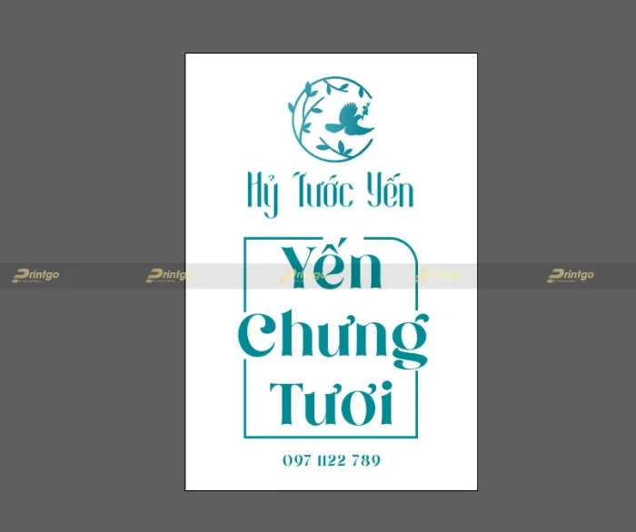 [Branding] Thiết kế bộ nhận diện thương hiệu yến sào Hỷ Tước của Printgo 