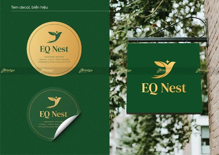 [Branding] Thiết kế logo yến sào thương hiệu EQ Nest trao trọn thông điệp sức khỏe