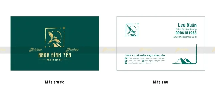 [Branding] Thiết kế logo yến sào thương hiệu Ngọc Đỉnh Yến của Printgo