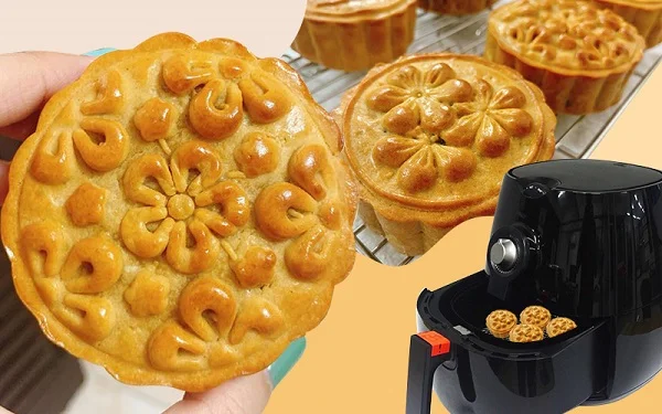 Mách bạn cách làm bánh trung thu bằng nồi chiên không dầu cực đơn giản tại nhà