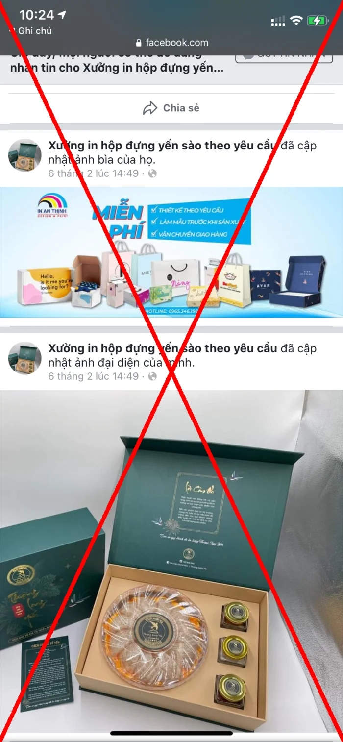 Cảnh báo một số tình trạng giả mạo sản phẩm, dịch vụ của Printgo