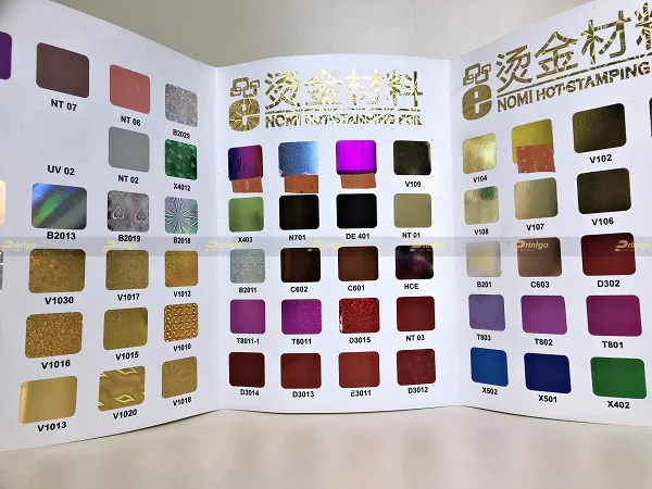 Gia công ép kim là gì? Bảng màu nhũ ép kim mới nhất