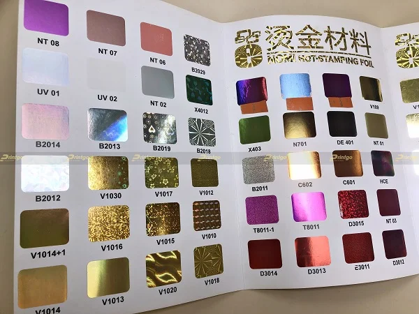 Gia công ép kim là gì? Bảng màu nhũ ép kim mới nhất