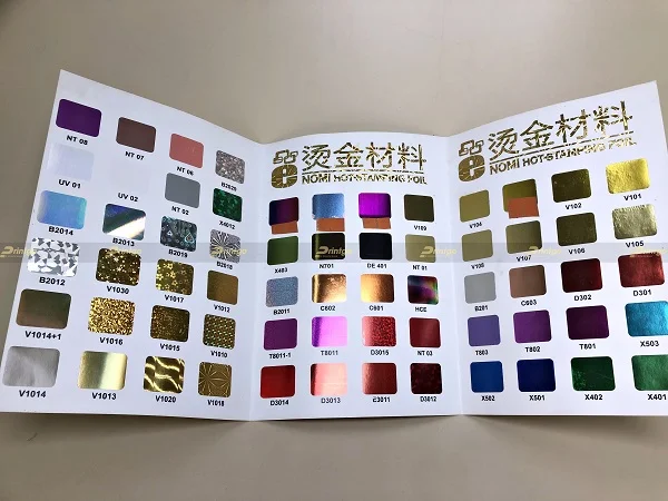 Gia công ép kim là gì? Bảng màu nhũ ép kim mới nhất