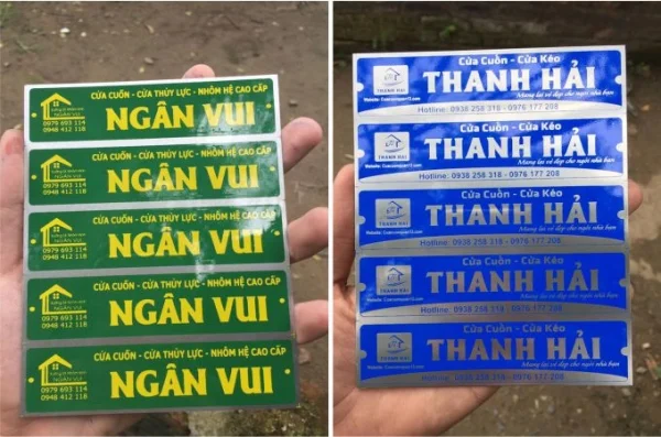 Tem nhôm in là gì? Ưu điểm nổi bật của loại tem này