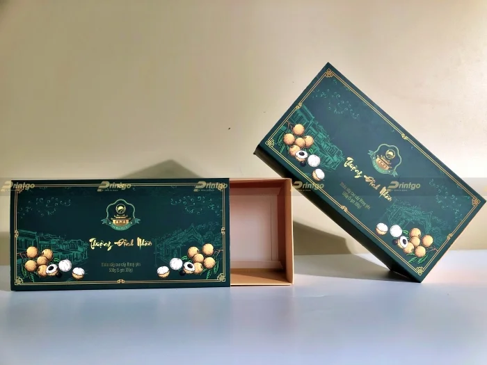 Thượng Đỉnh Nhãn và Printgo: Thiết kế và in hộp đựng long nhãn, sản vật tiến vua