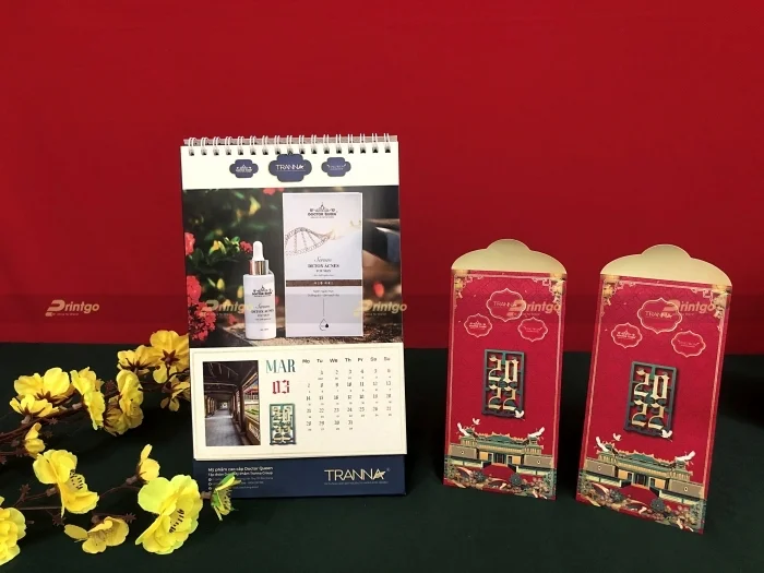 Tranna và Printgo: Thiết kế và in bộ ấn phẩm tết tri ân khách hàng của thương hiệu mỹ phẩm cao cấp