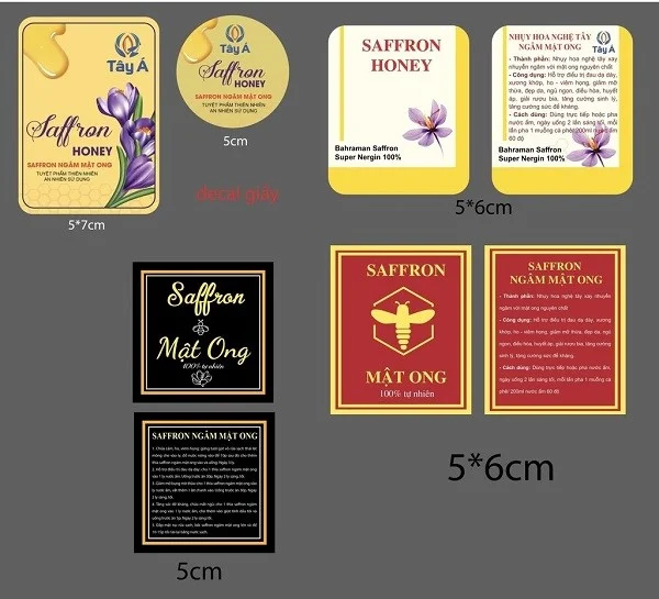 Địa chỉ in tem nhãn saffron lý tưởng trên toàn quốc