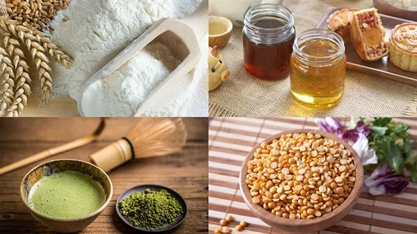Nguyên liệu làm bánh trung thu đầy đủ cho 3 vị phổ biến nhất