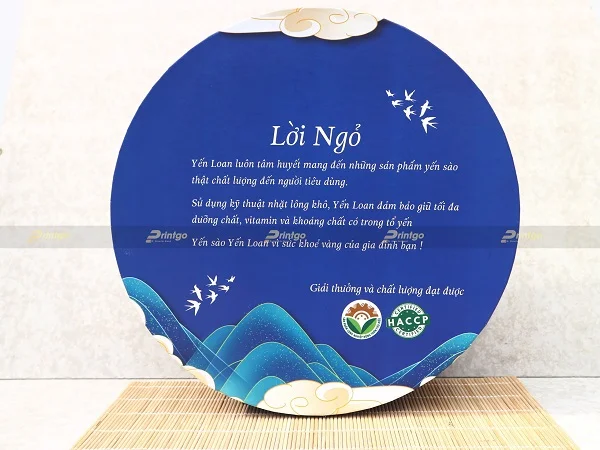 Yến Loan và Printgo: Concept thiết kế bao bì yến dạng hộp tròn độc đáo