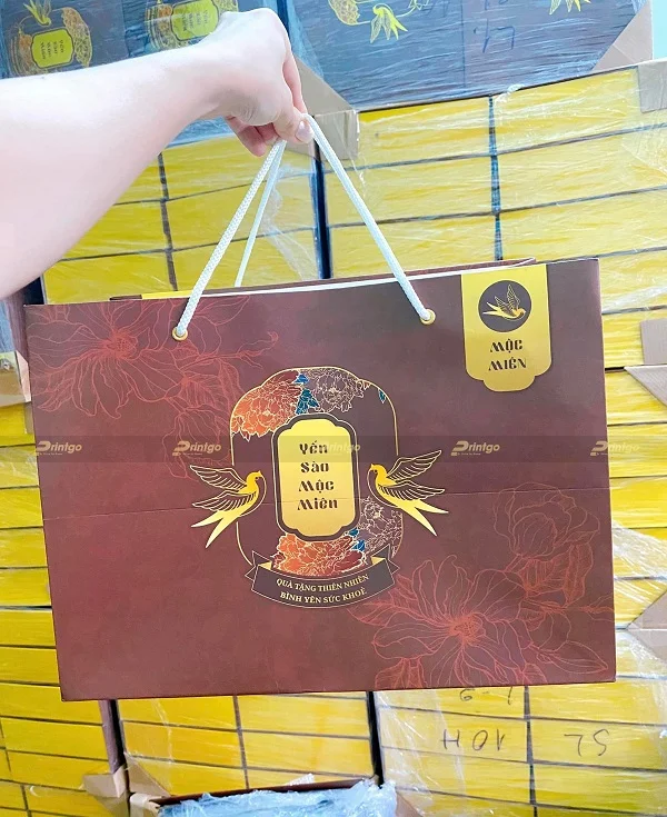 Yến sào Mộc Miên và Printgo: Thiết kế và in bộ đựng yến sào khẳng định uy tín thương hiệu
