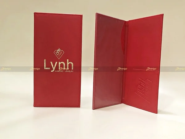 Lynh Luxyry và Printgo: Thiết kế và in menu đặc biệt cho thương hiệu trang sức kim cương hàng đầu Việt Nam