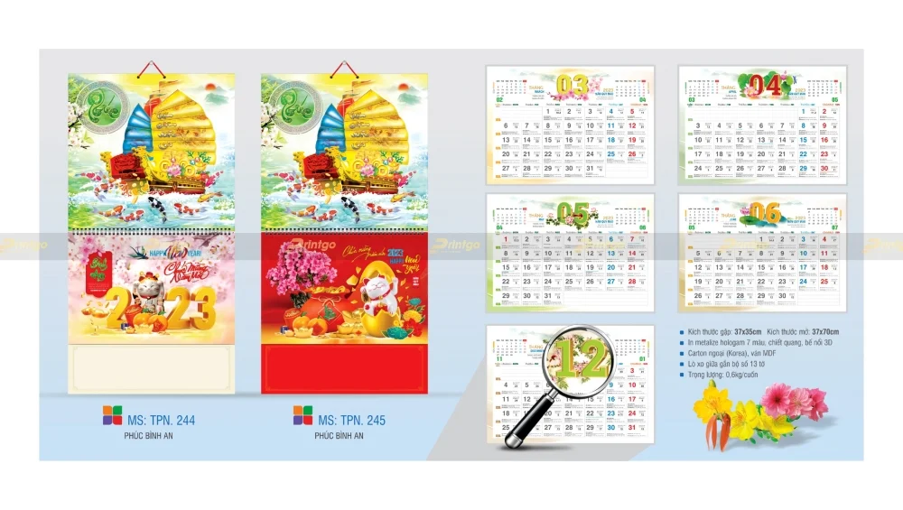 Tổng hợp hơn 1000+ mẫu lịch tết Tân Phương Nam 2023 - Giá tốt - Chiết khấu cao
