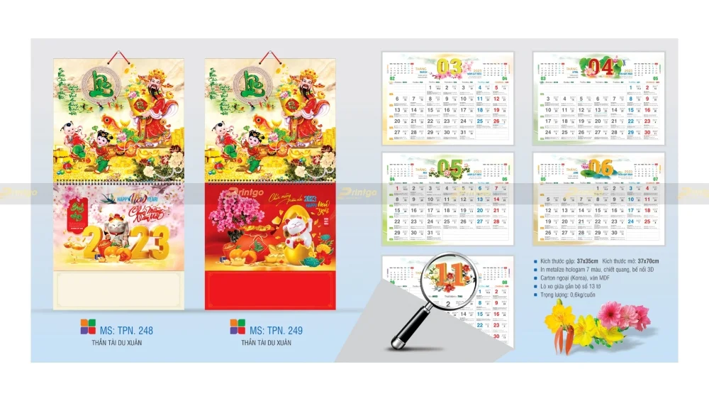 Tổng hợp hơn 1000+ mẫu lịch tết Tân Phương Nam 2023 - Giá tốt - Chiết khấu cao