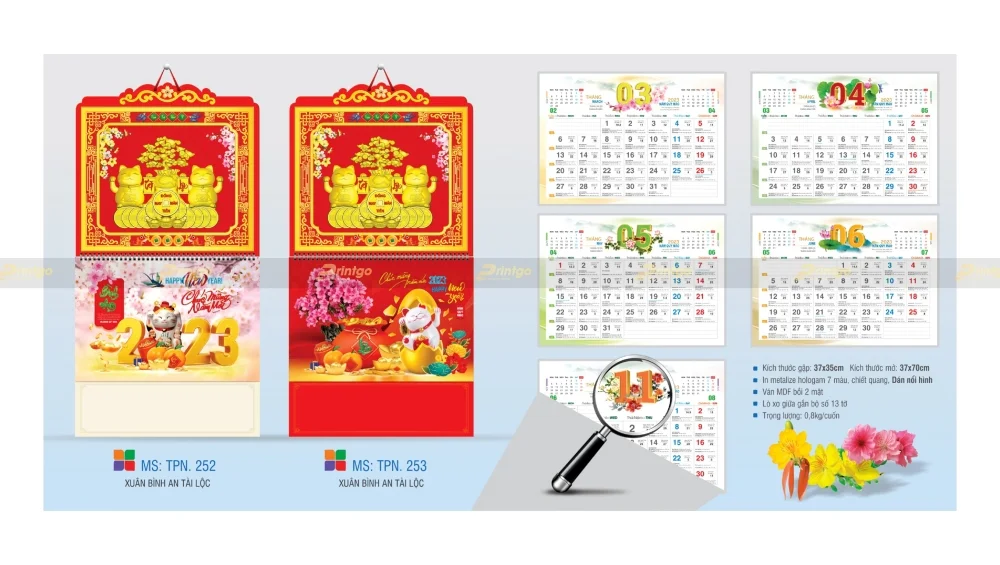 Tổng hợp hơn 1000+ mẫu lịch tết Tân Phương Nam 2023 - Giá tốt - Chiết khấu cao