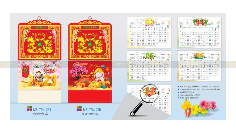 Tổng hợp hơn 1000+ mẫu lịch tết Tân Phương Nam 2023 - Giá tốt - Chiết khấu cao