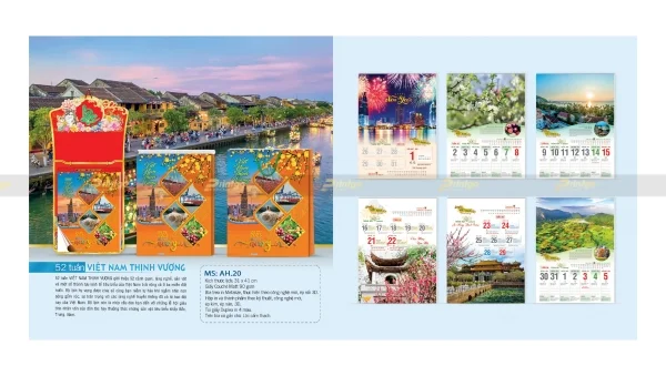 Giới thiệu BST lịch tết An Hảo 2023 giá tốt nhất thị trường 